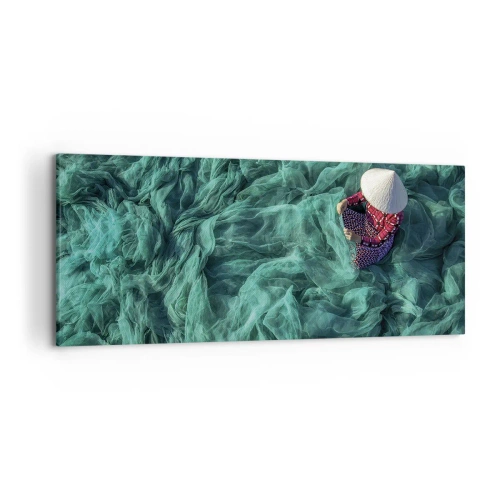 Tablou pe pânză - Într-o mare de rețea - 120x50 cm