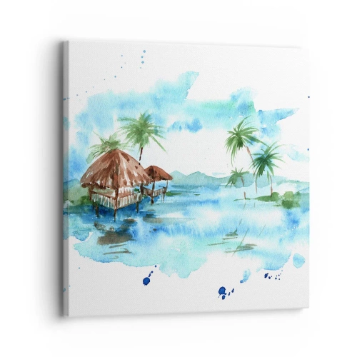 Tablou pe pânză - Undeva în Pacific - 30x30 cm