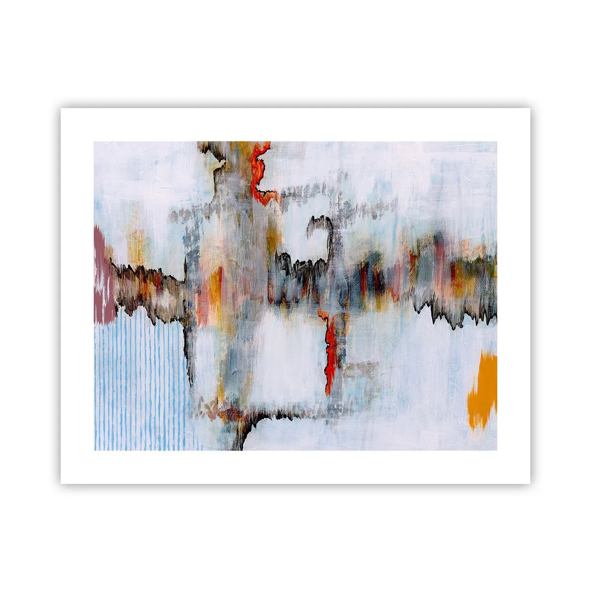 Poster - Cu bățul pe apă - 50x40 cm