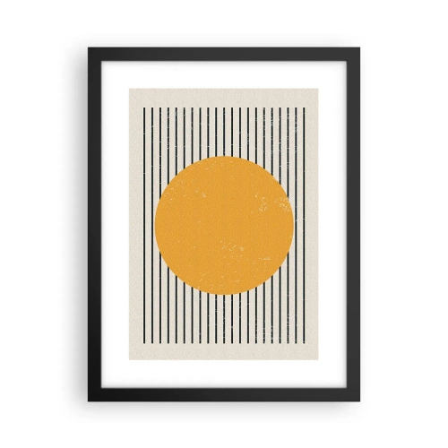 Poster în ramă neagră - Puterea simplității - 30x40 cm