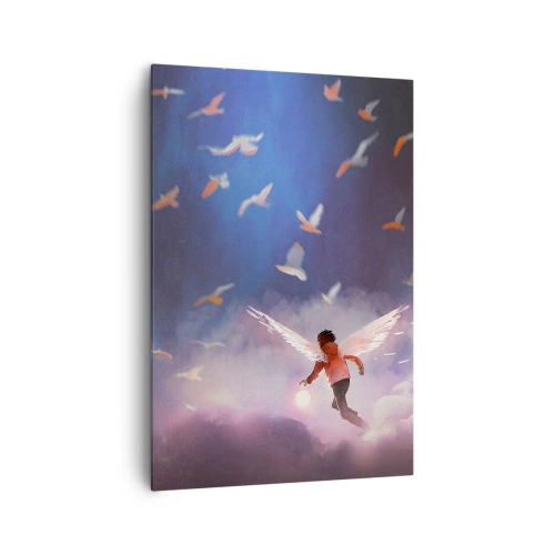 Tablou pe pânză - Este nevoie de imaginație și curaj - 70x100 cm