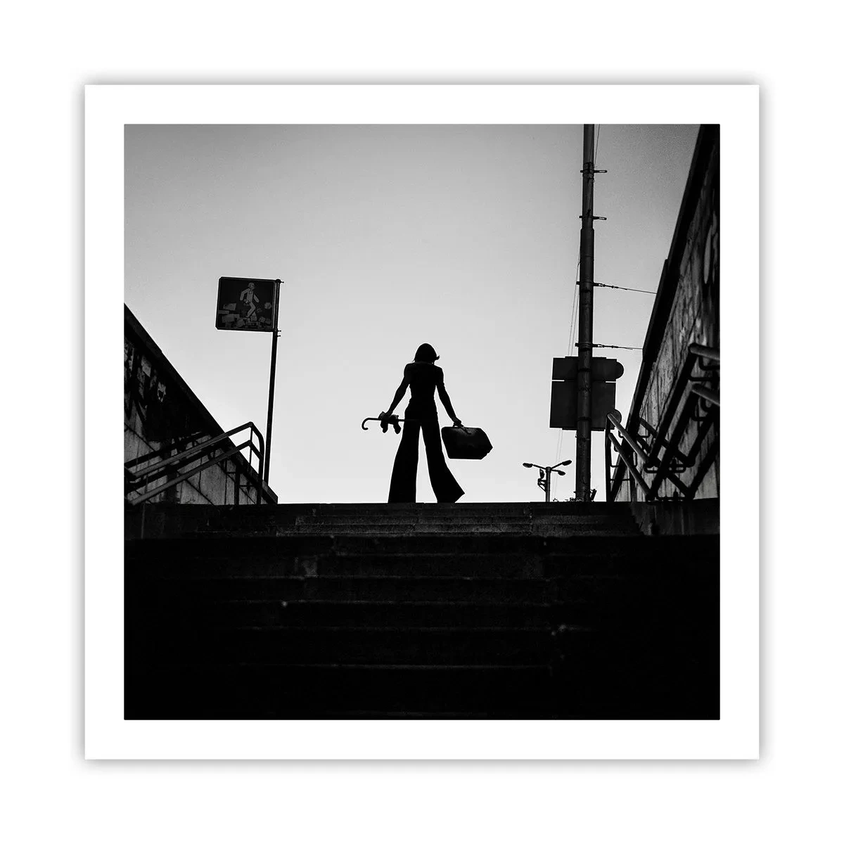 Poster - Rătăcire urbană - 60x60 cm