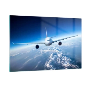 Tablou pe sticlă - Zbor pentru că vreau - 120x80 cm