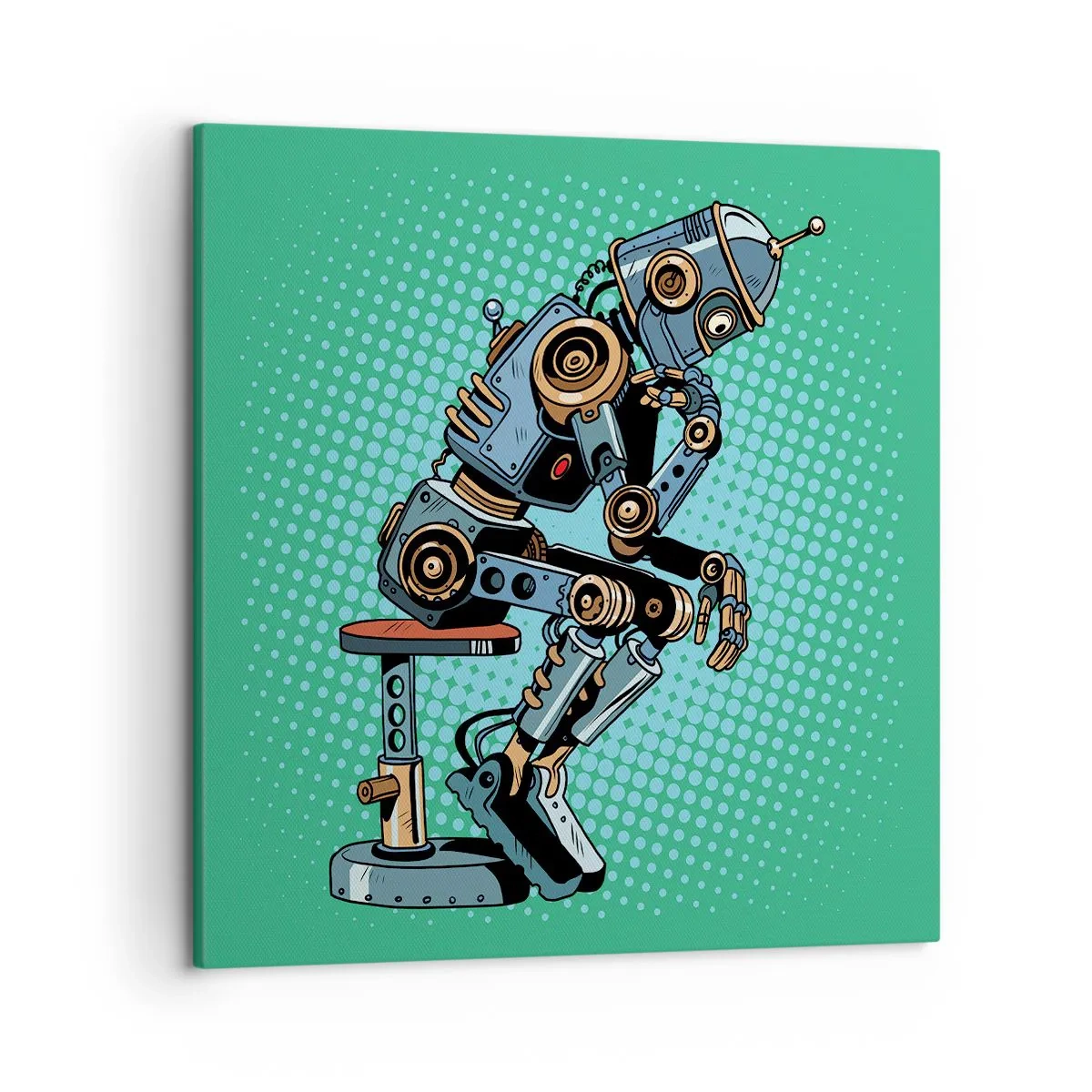 Tablou pe pânză - Peste esența ființei - 50x50 cm