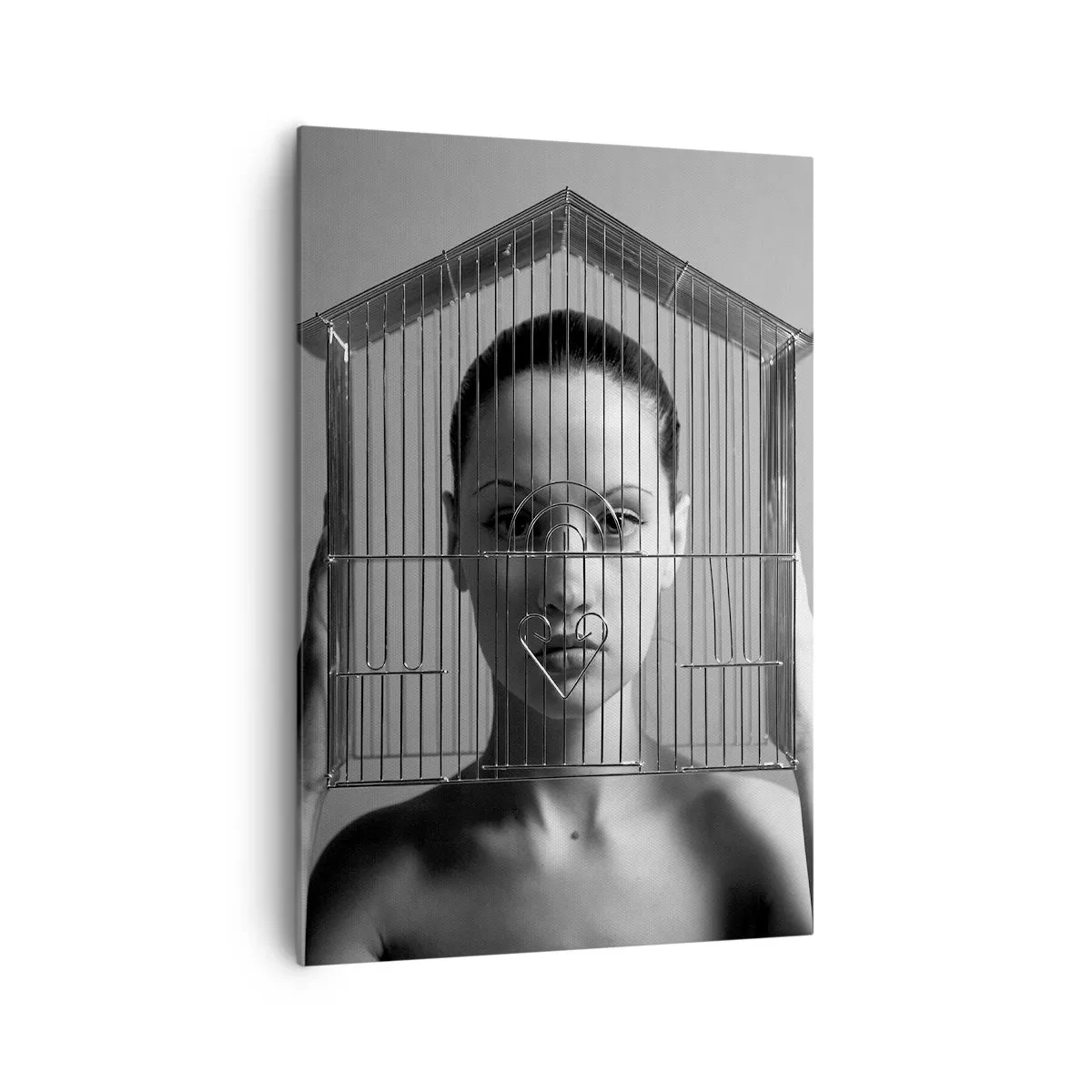 Tablou pe pânză - Un portret oarecum suprarealist - 70x100 cm