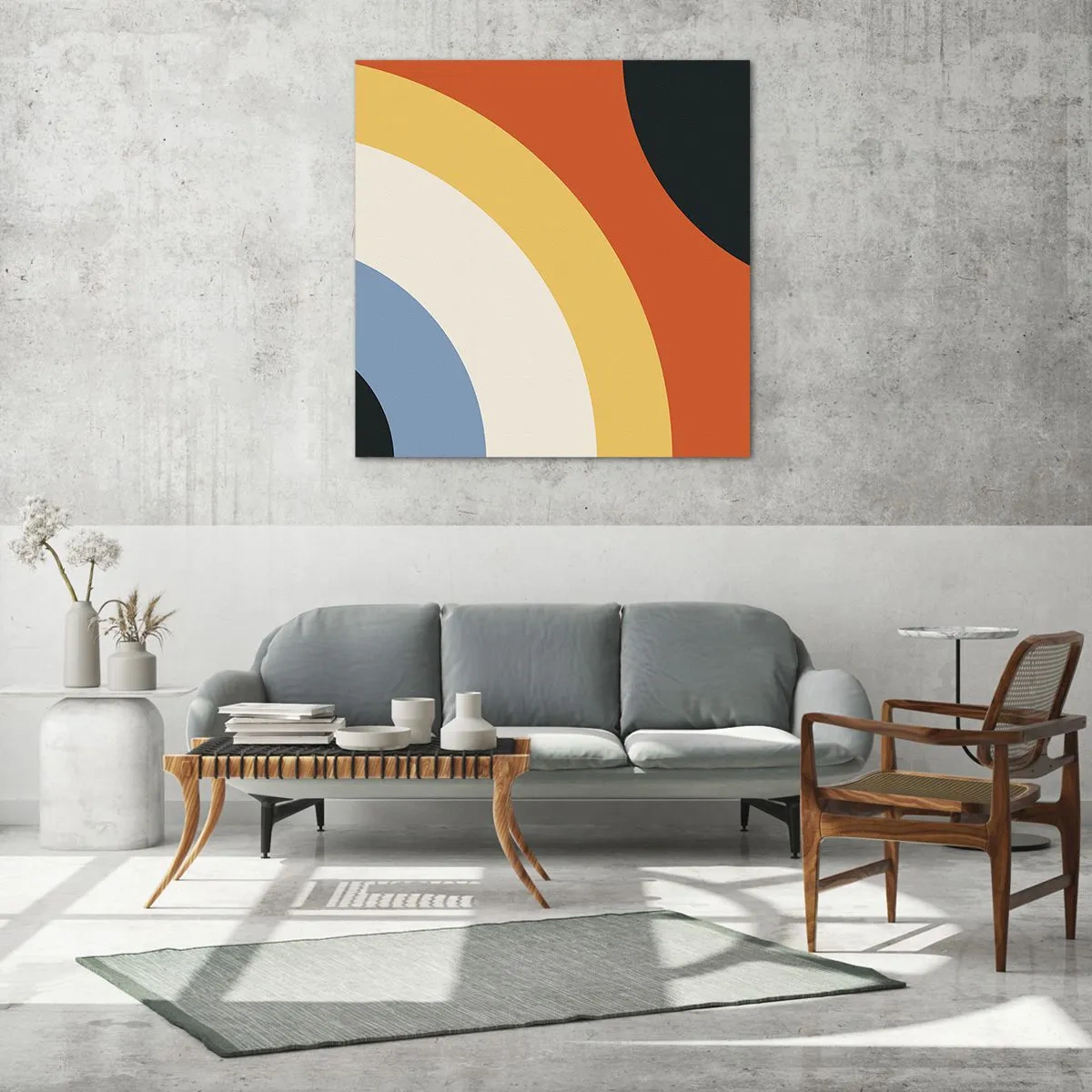 Tablou pe sticlă - Spre sine - 30x30 cm