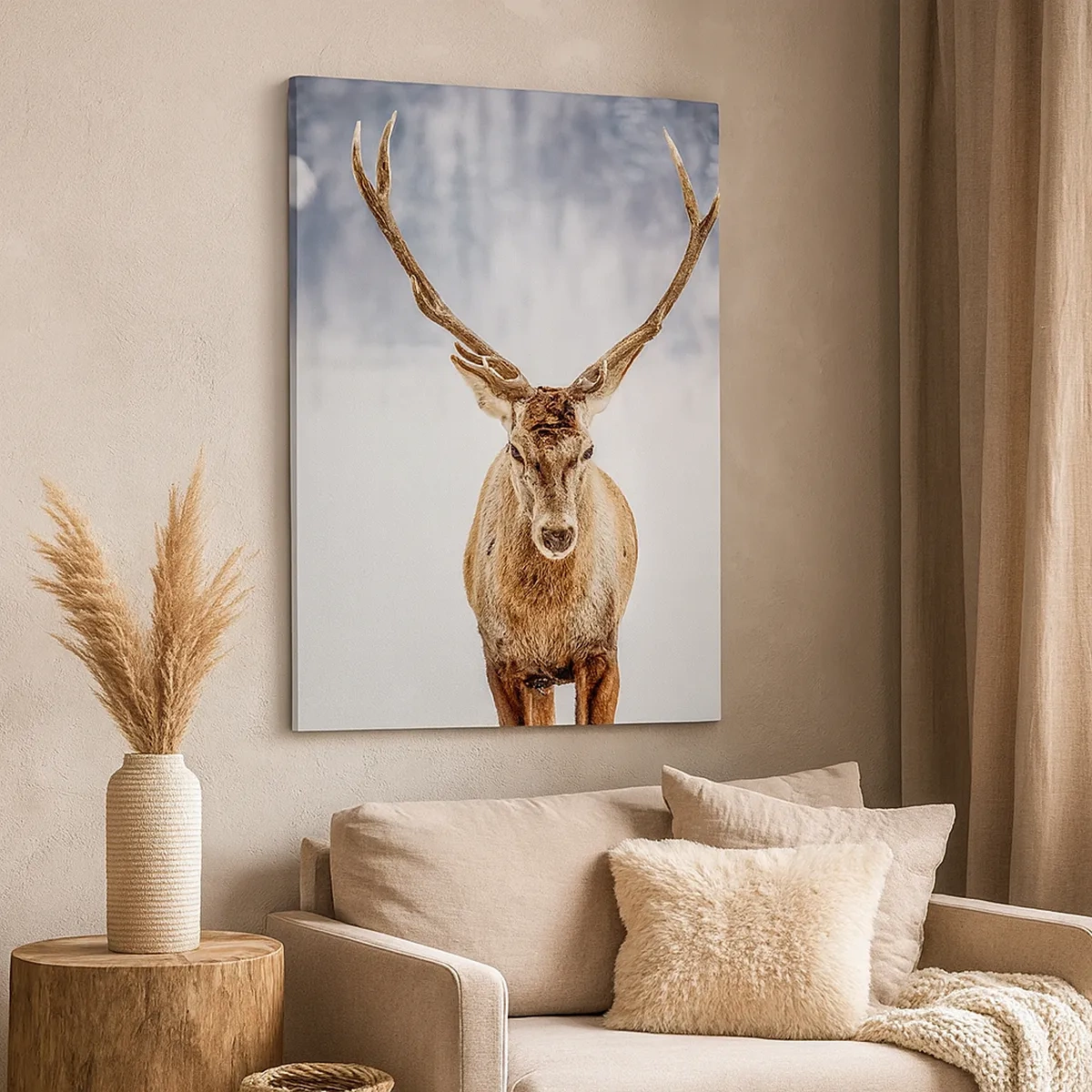 Tablou pe pânză Canvas - Direct din ceața de zăpadă - 50x70 cm