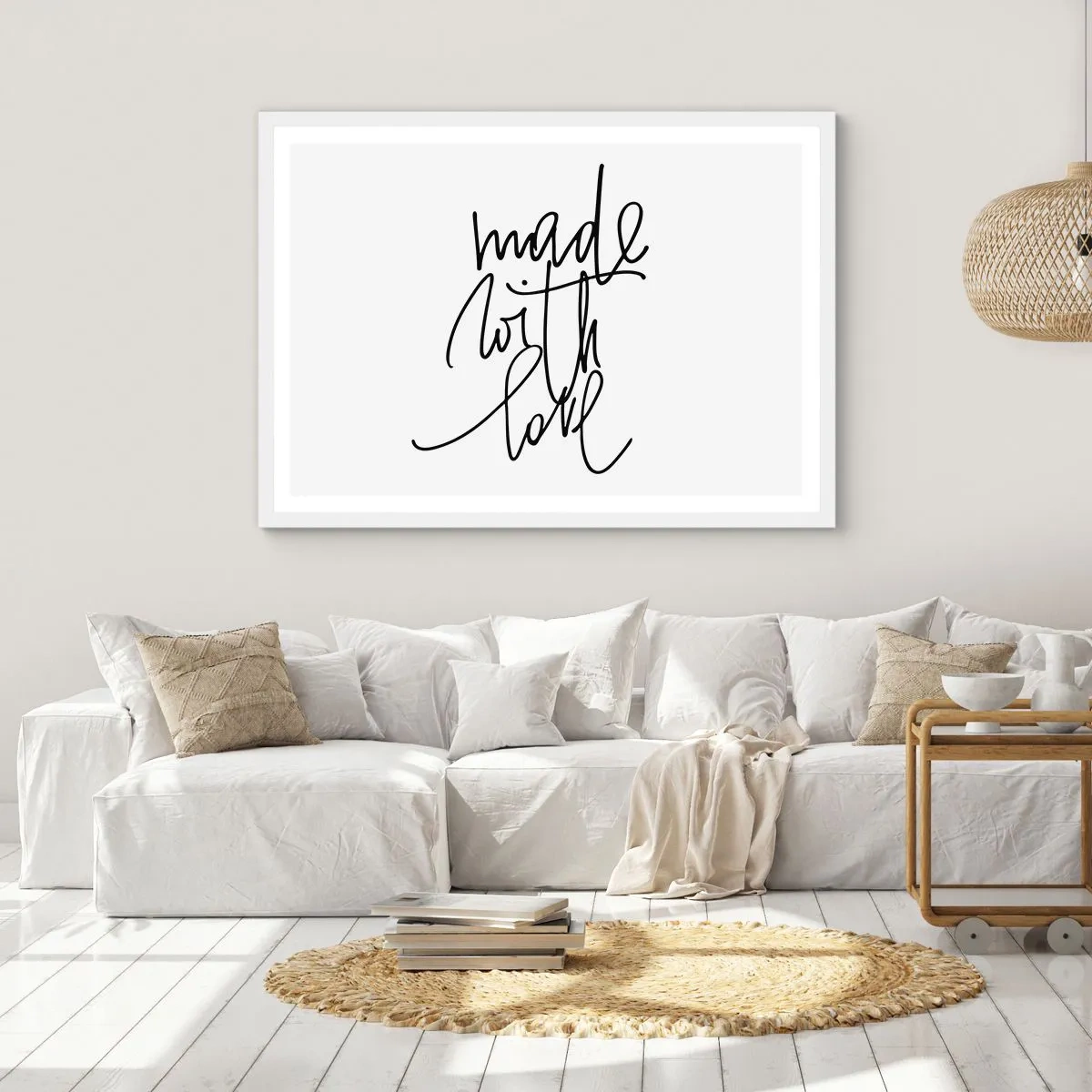 Poster în ramă albă - Cel mai bun brand - 70x50 cm