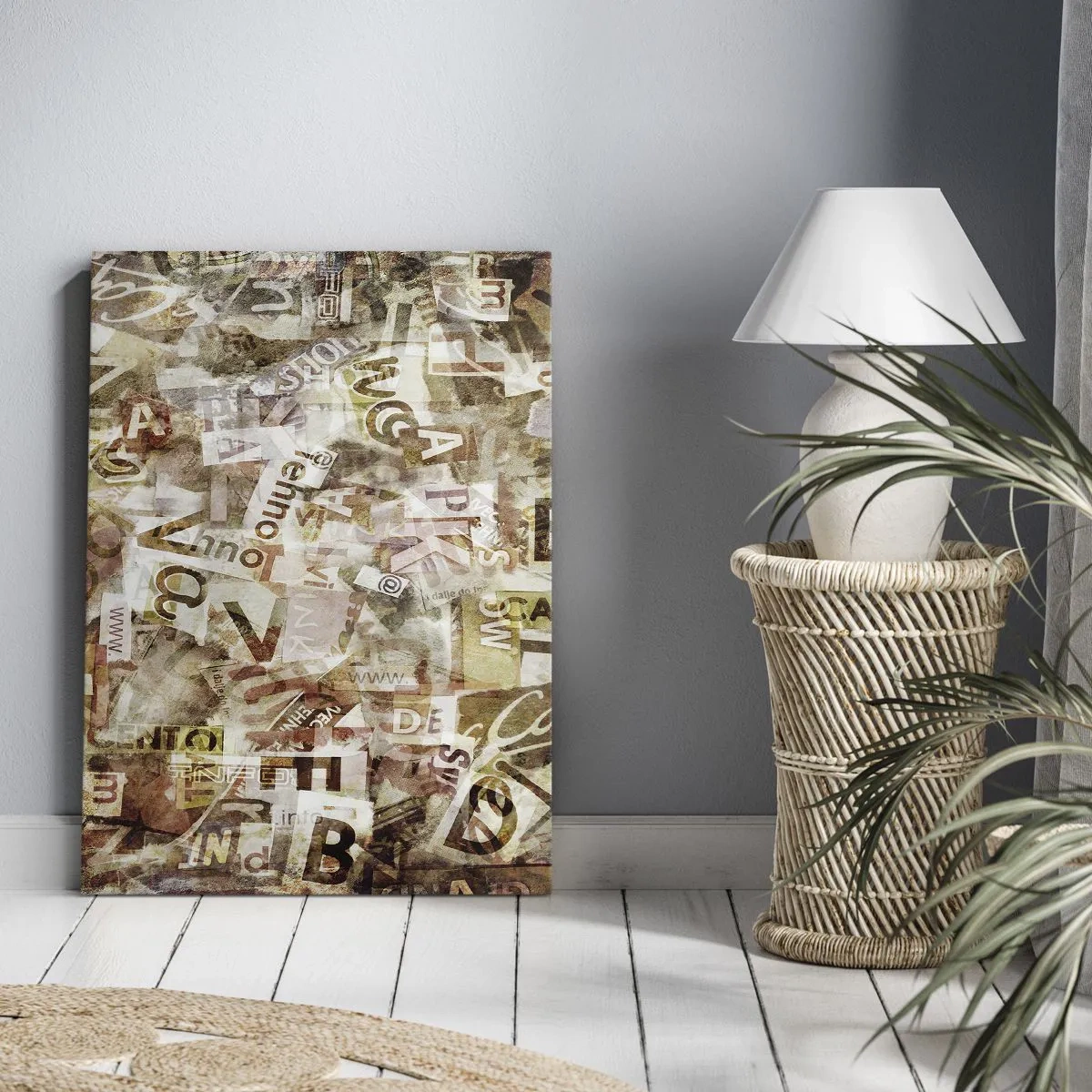 Tablou pe pânză - Îi unesc pe cei care stau la taclale - 45x80 cm