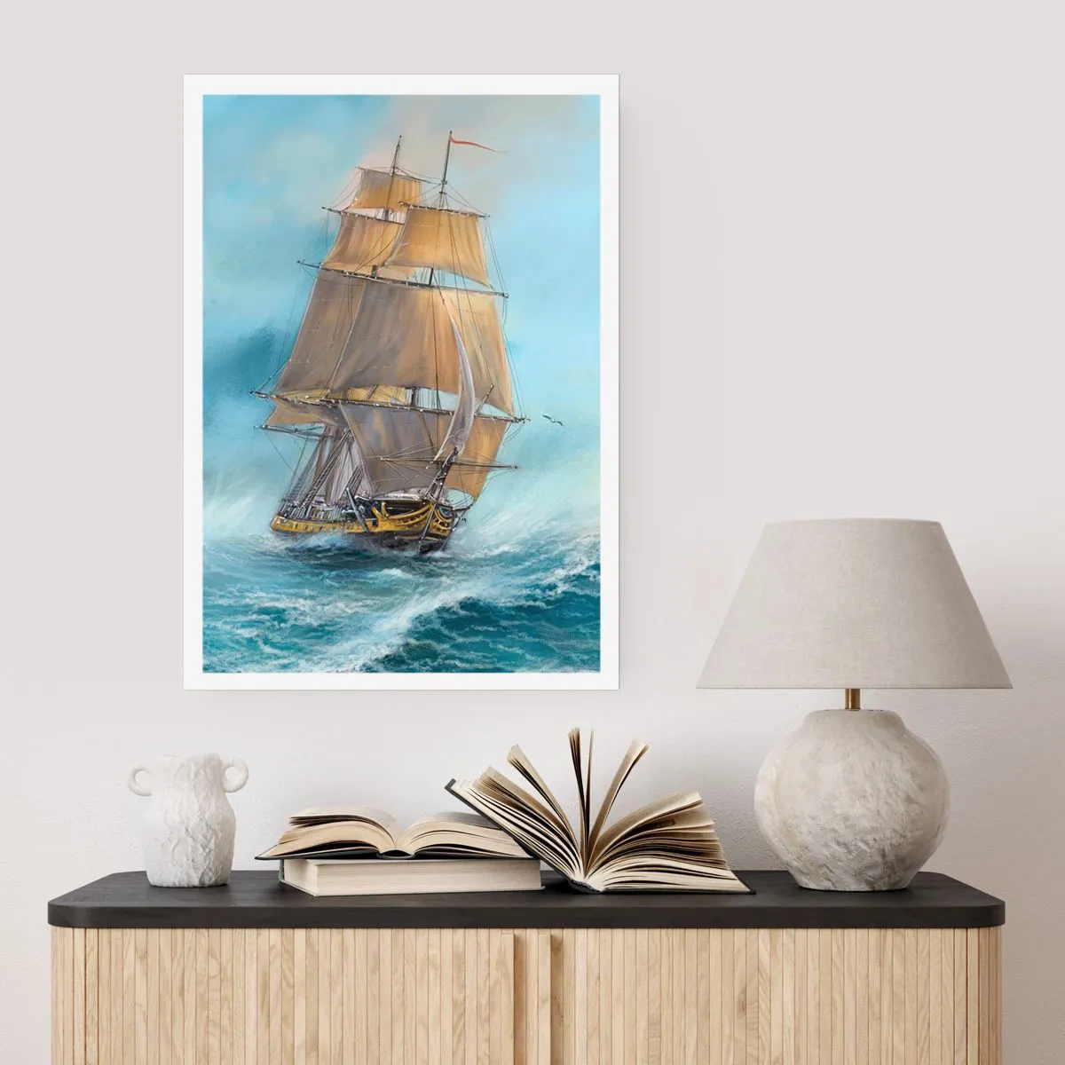 Poster - Rulează pe valuri - 50x70 cm