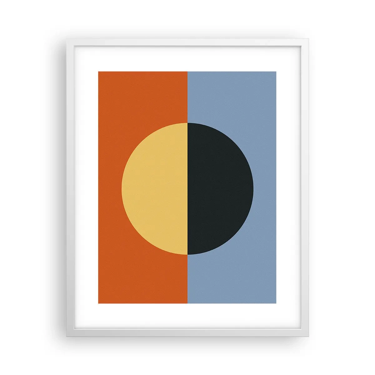 Poster în ramă albă - O compoziție de căldură și răcoare - 40x50 cm