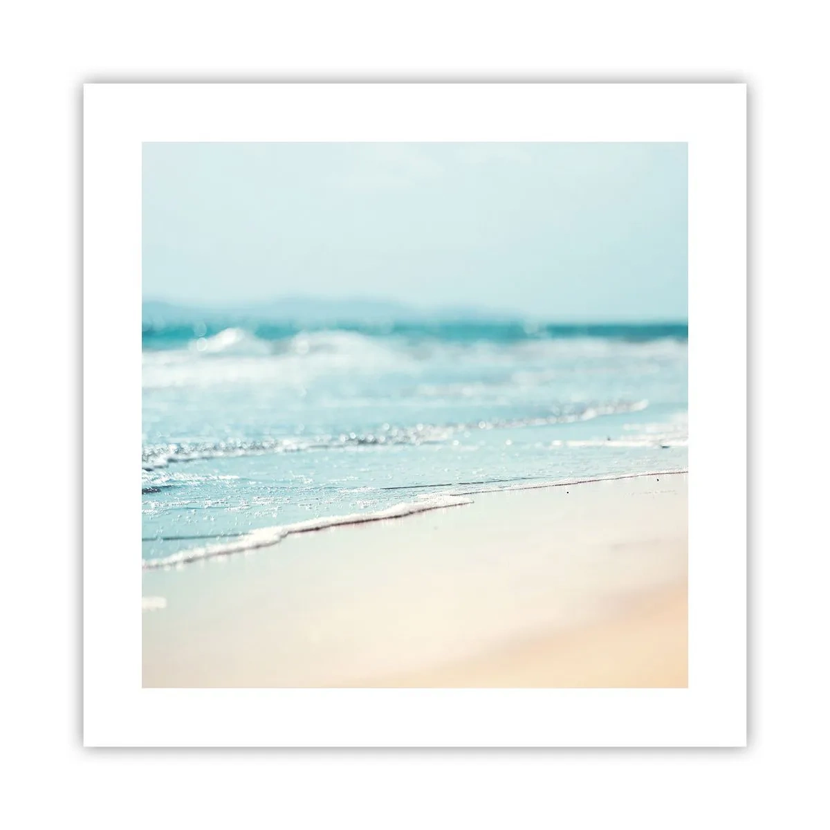 Poster - Căldură și zgomotul valurilor - 40x40 cm