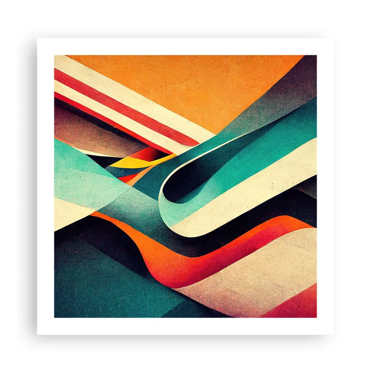 Poster - Compoziție intensă - 60x60 cm