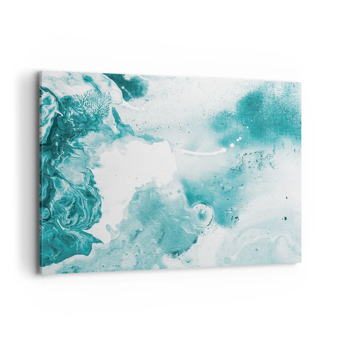 Tablou pe pânză - Câmpii inundabile de albastru - 100x70 cm