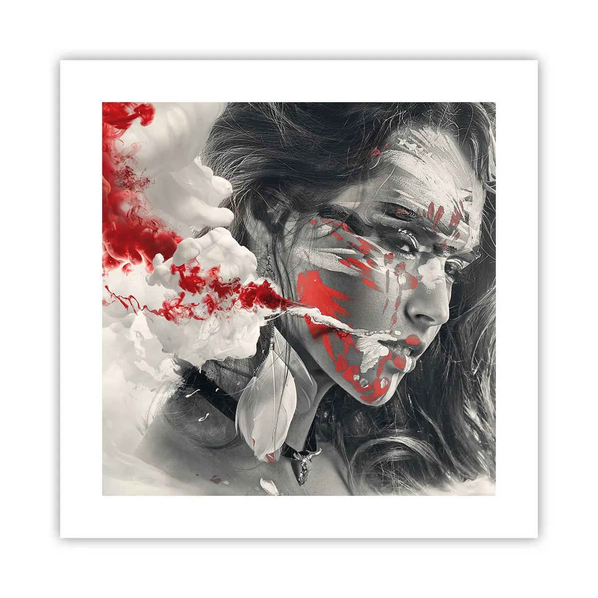 Poster - În aburul absurdului - 40x40 cm