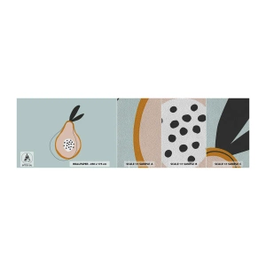 Mostră tapet Premium Sand - Pătrunzând în natura lucrurilor - Grafică, Pară, Bucată - 100x30 cm