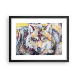 Poster în ramă neagră - Pace pentru cel drag - 40x30 cm