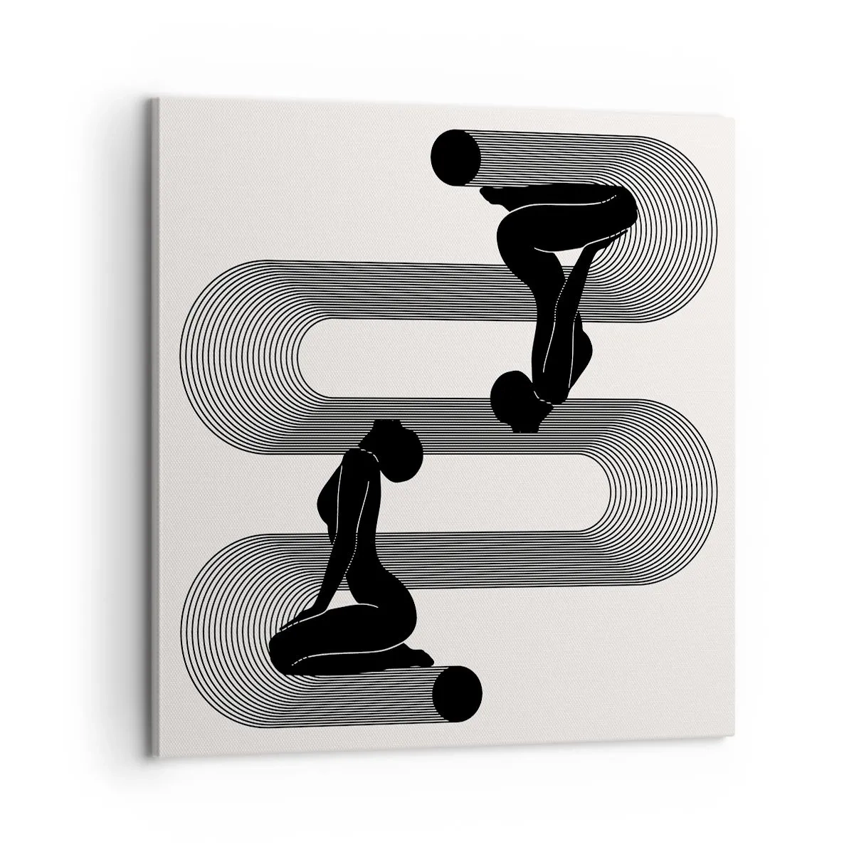 Tablou pe pânză - Simetrie senzuală - 60x60 cm