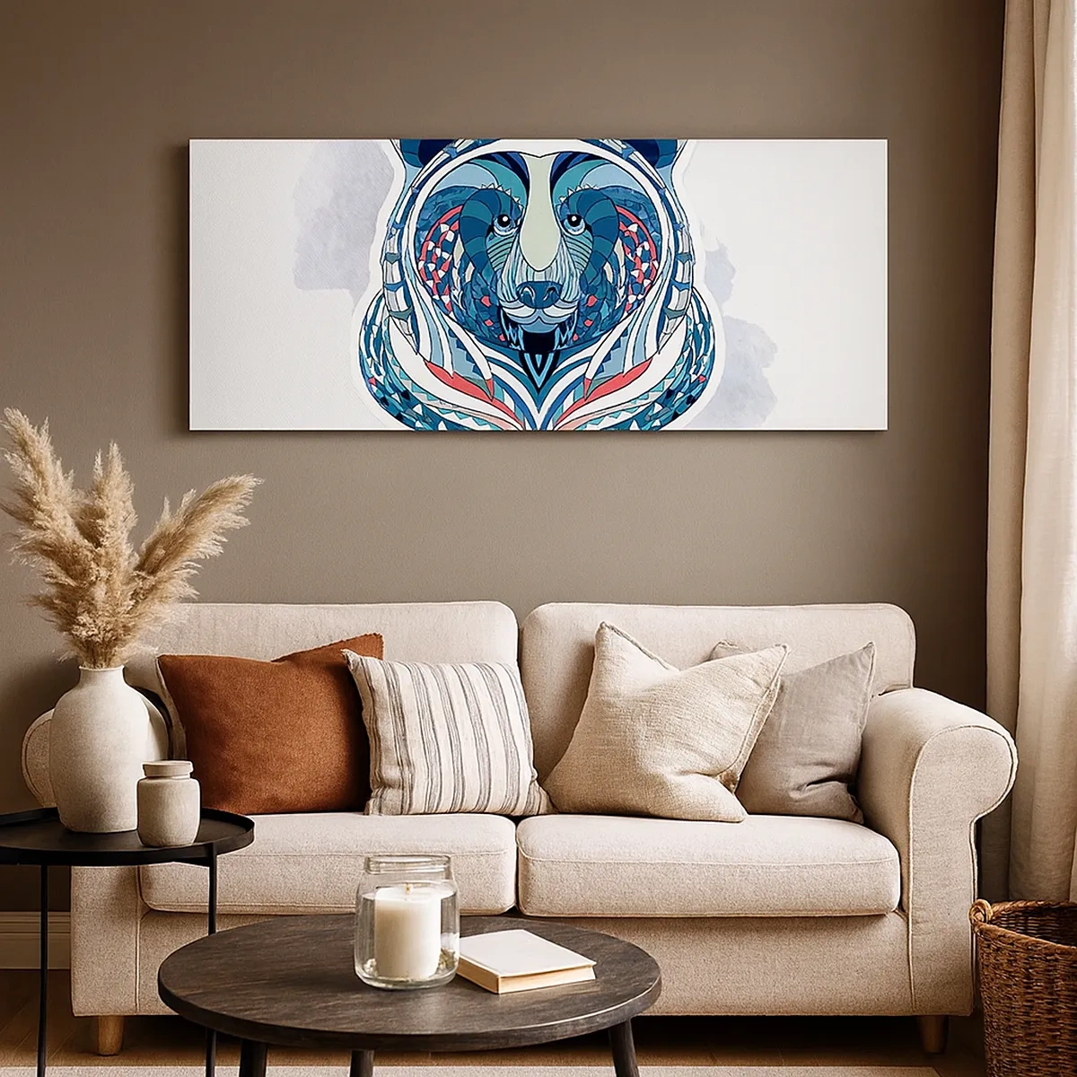 Tablou pe pânză - Trăiască Groenlanda! - 30x30 cm