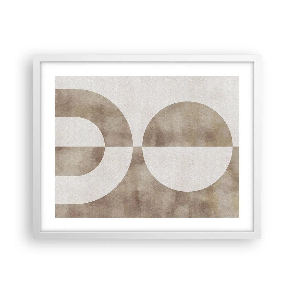 Poster în ramă albă - Similitudini și diferențe - 50x40 cm