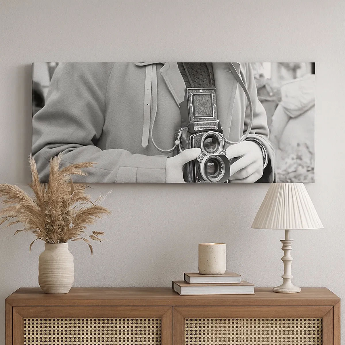 Tablou pe pânză - În stilul retro - 30x30 cm