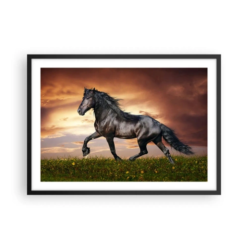 Poster în ramă neagră - Prințul negru - 70x50 cm