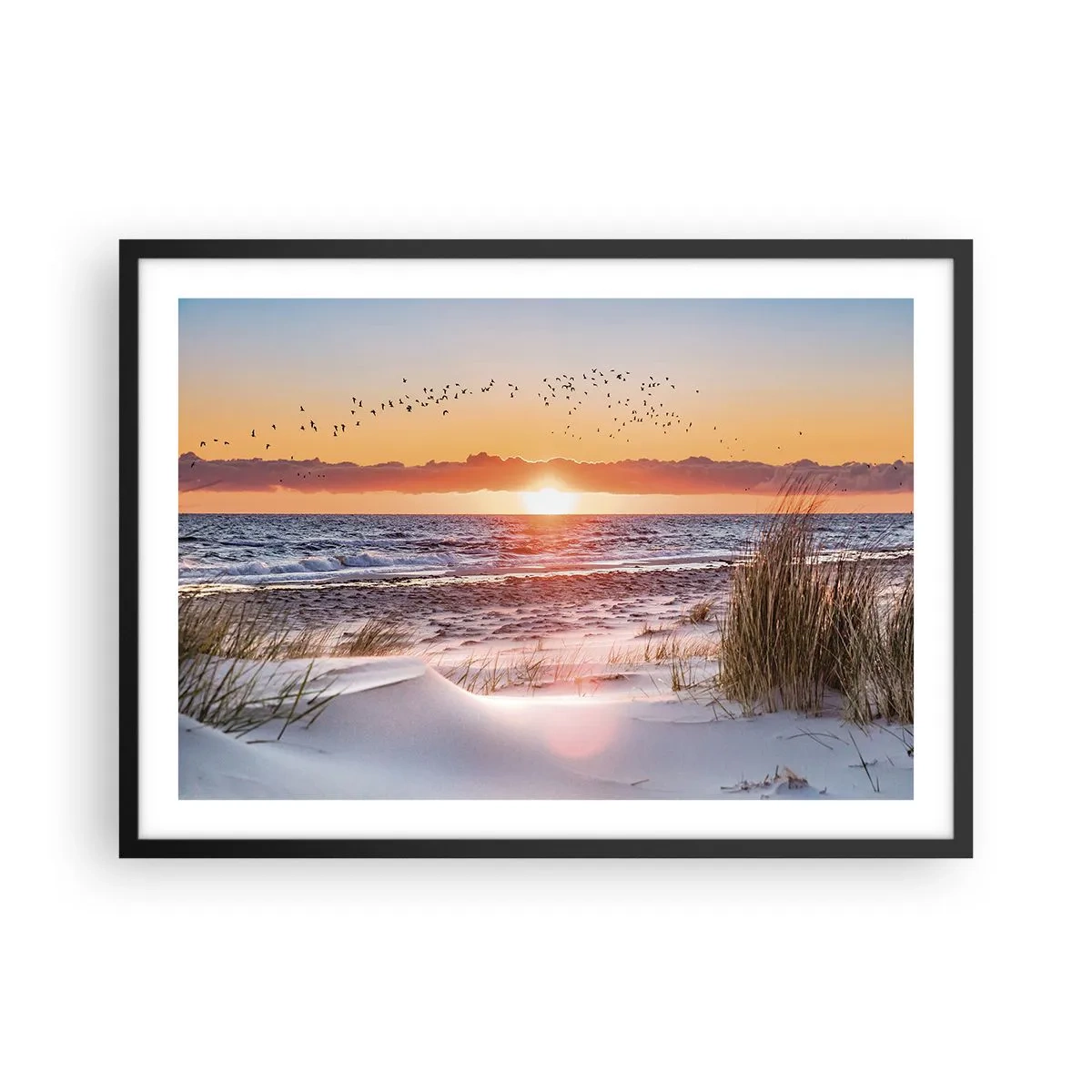 Poster în ramă neagră - Peisaj orizontal - 70x50 cm
