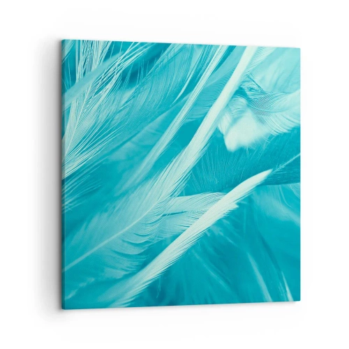 Tablou pe pânză - Înecându-se în puf - 50x50 cm