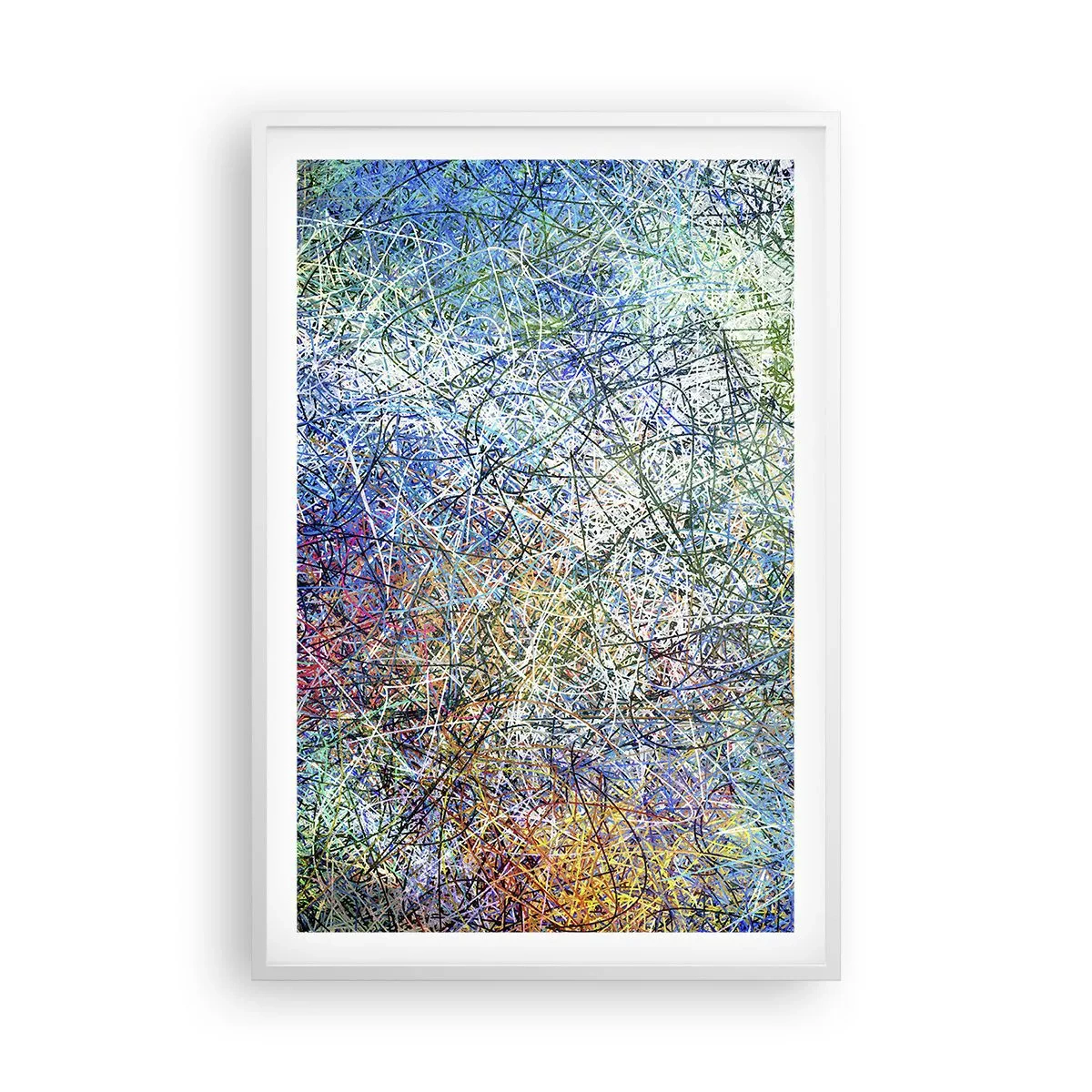 Poster în ramă albă - Nu este atât de simplu - 61x91 cm