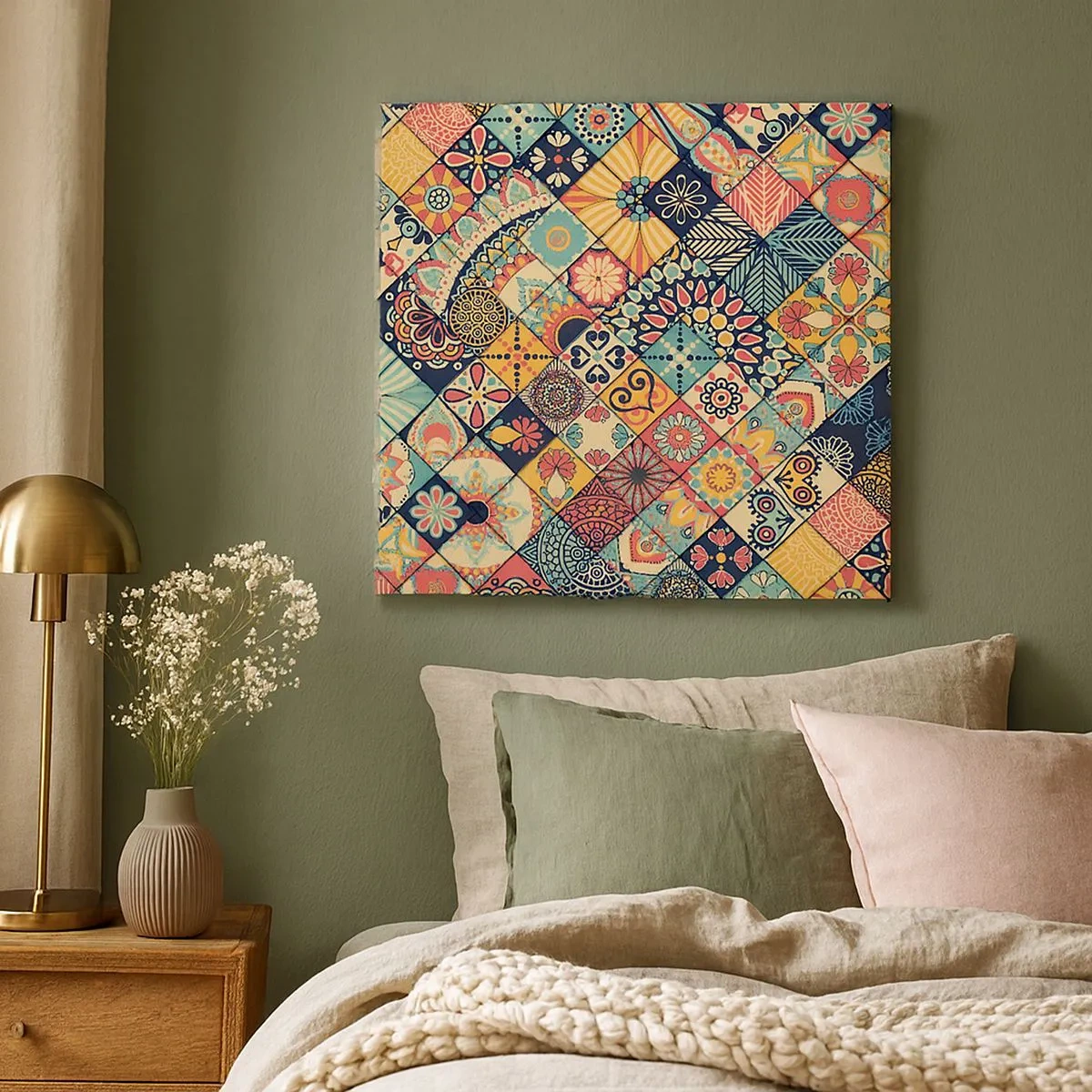 Tablou pe pânză - Clima marocană - 30x30 cm