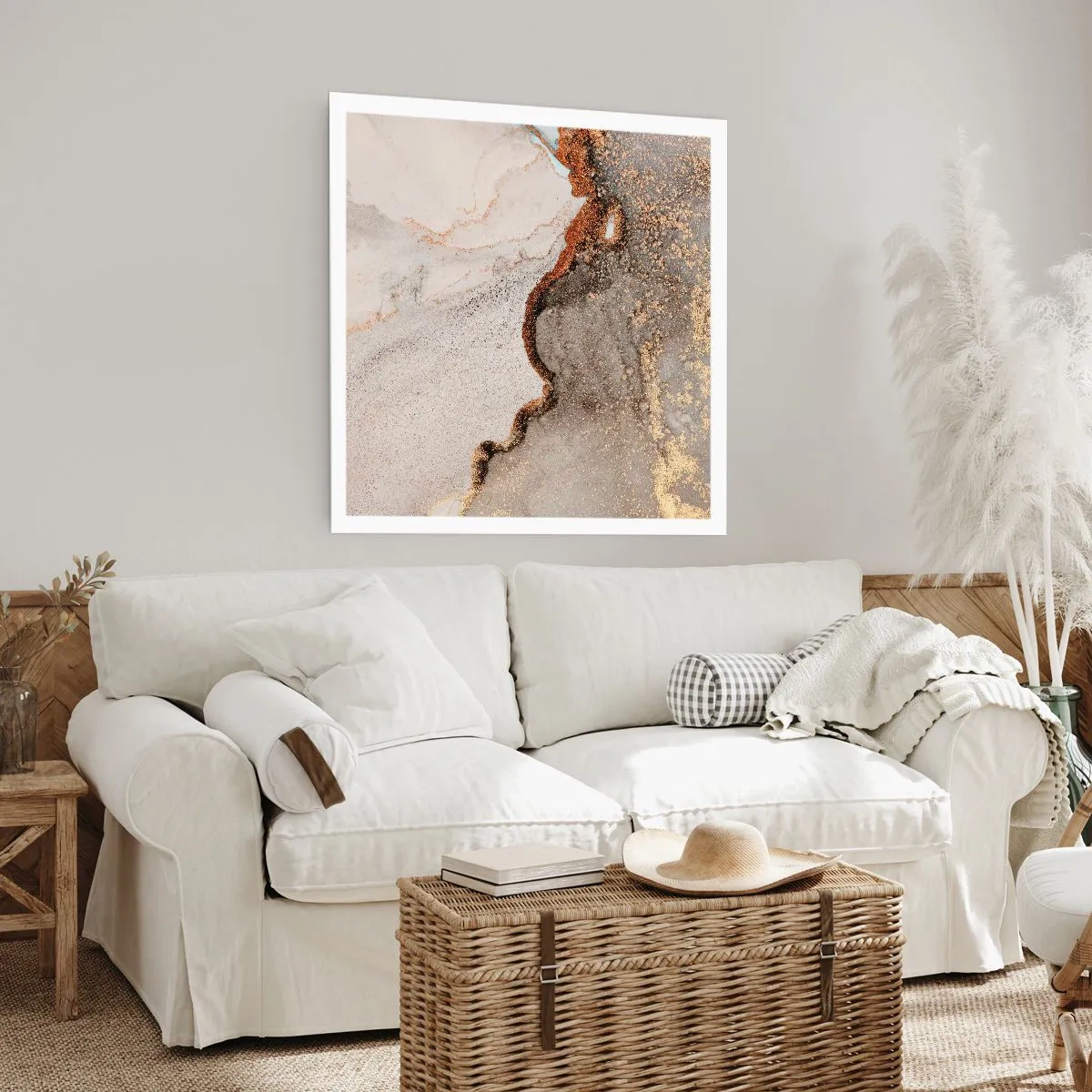 Poster - La granița culorilor - 40x40 cm