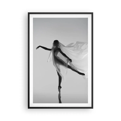 Poster în ramă neagră - Lejeritate și grație - 61x91 cm