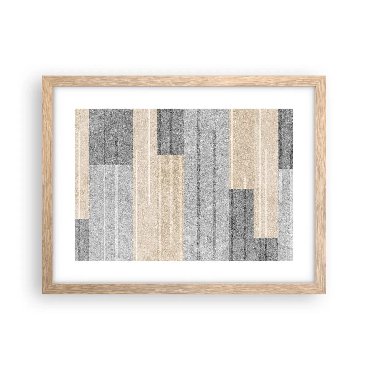Poster în ramă de stejar deschis - Compoziție: în poziție verticală - 40x30 cm