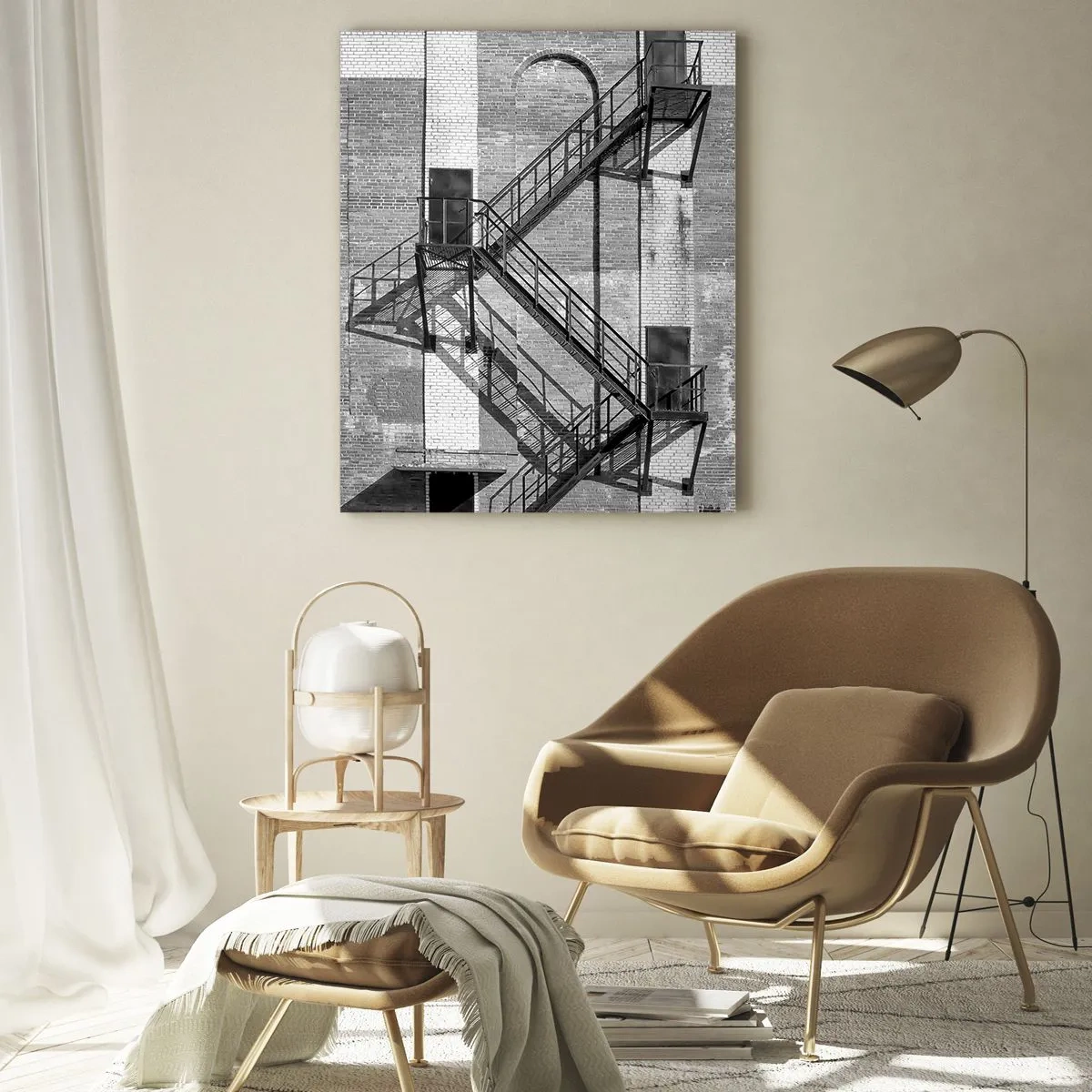 Tablou pe sticlă - Stil industrial - 50x70 cm