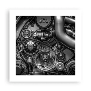 Poster - Poezia mecanicii - 40x40 cm