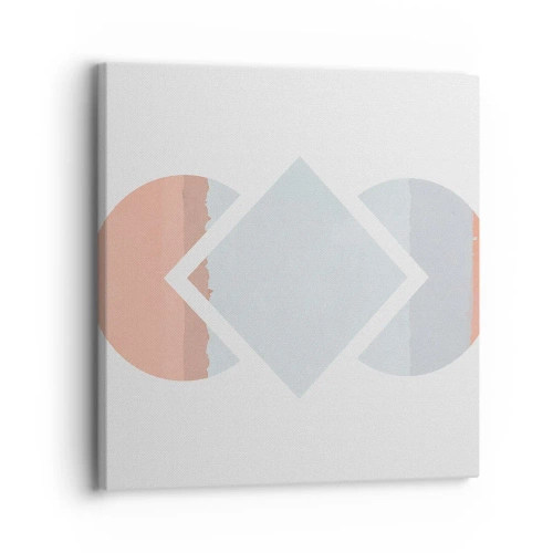 Tablou pe pânză - Situația este clară - 30x30 cm