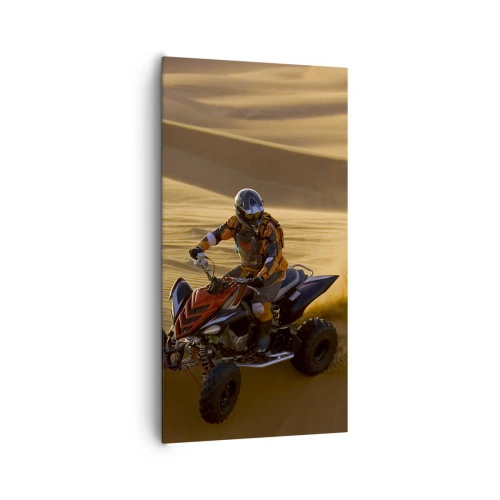 Tablou pe pânză - Pe valuri de nisip - 65x120 cm