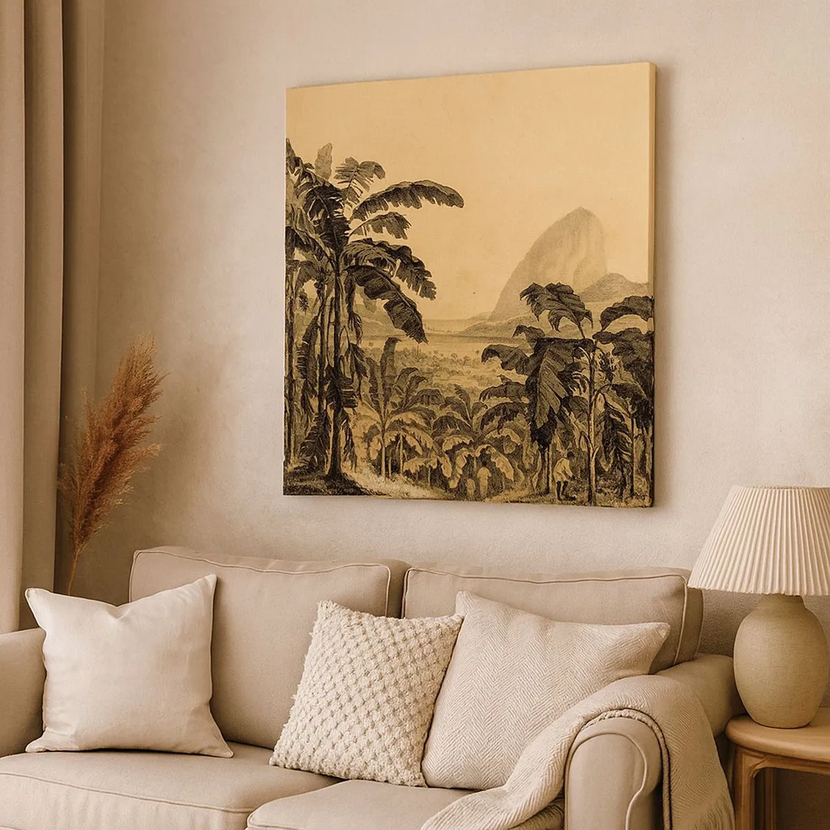 Tablou pe pânză - În stil colonial - 30x30 cm