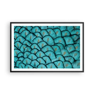 Poster în ramă neagră - Marea gală a penelor - 91x61 cm
