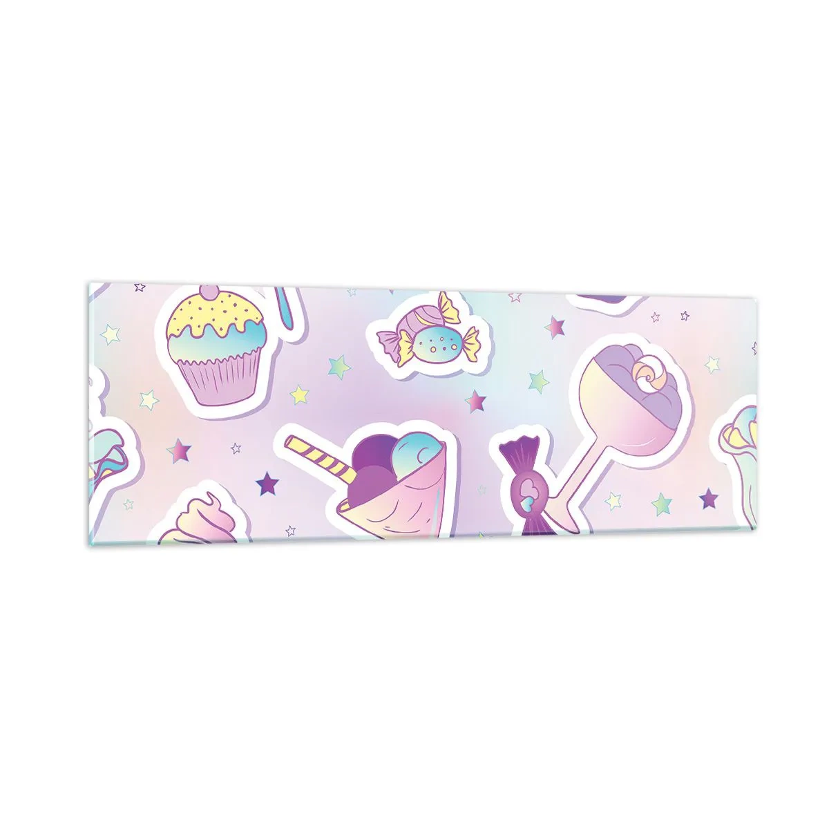 Tablou pe sticlă - Să ai o zi de naștere în fiecare zi - 90x30 cm