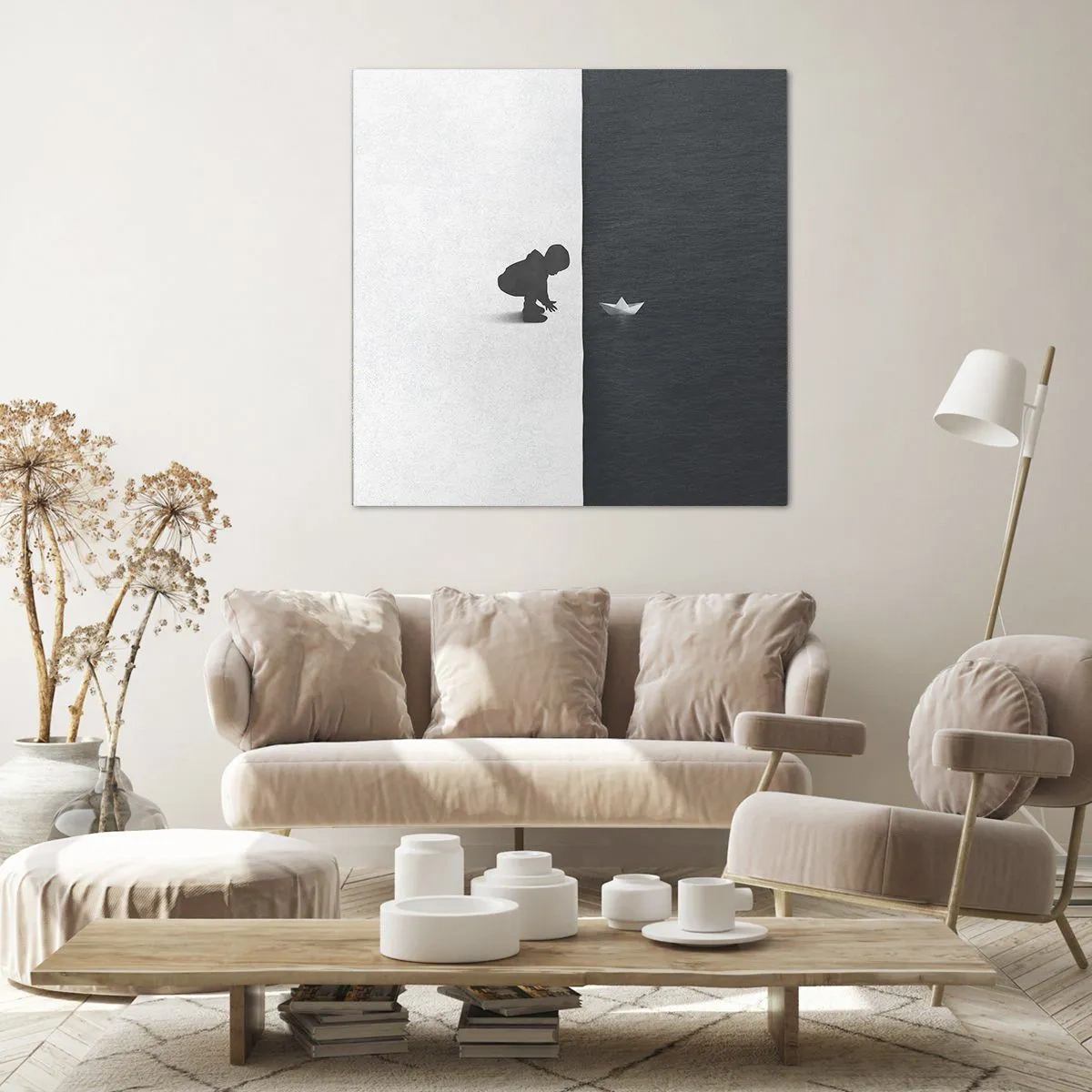 Tablou pe pânză - Marea expediție - 40x40 cm