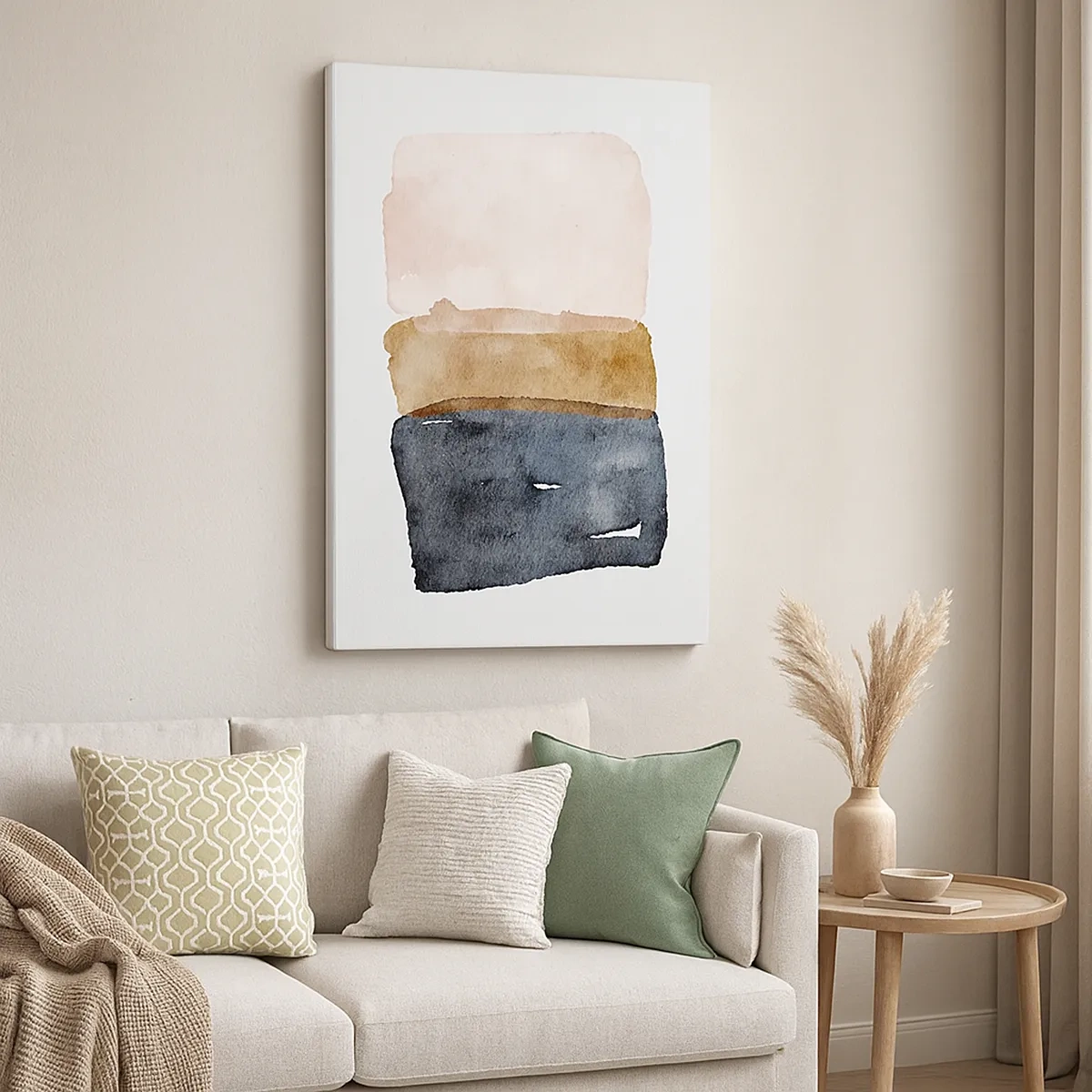 Tablou pe pânză - Compoziția culorilor pământului - 50x70 cm