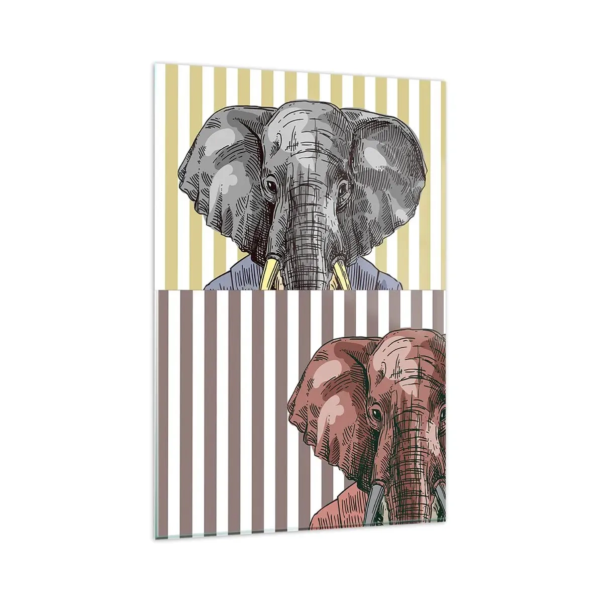 Tablou pe sticlă - Elegant prin natură - 80x120 cm