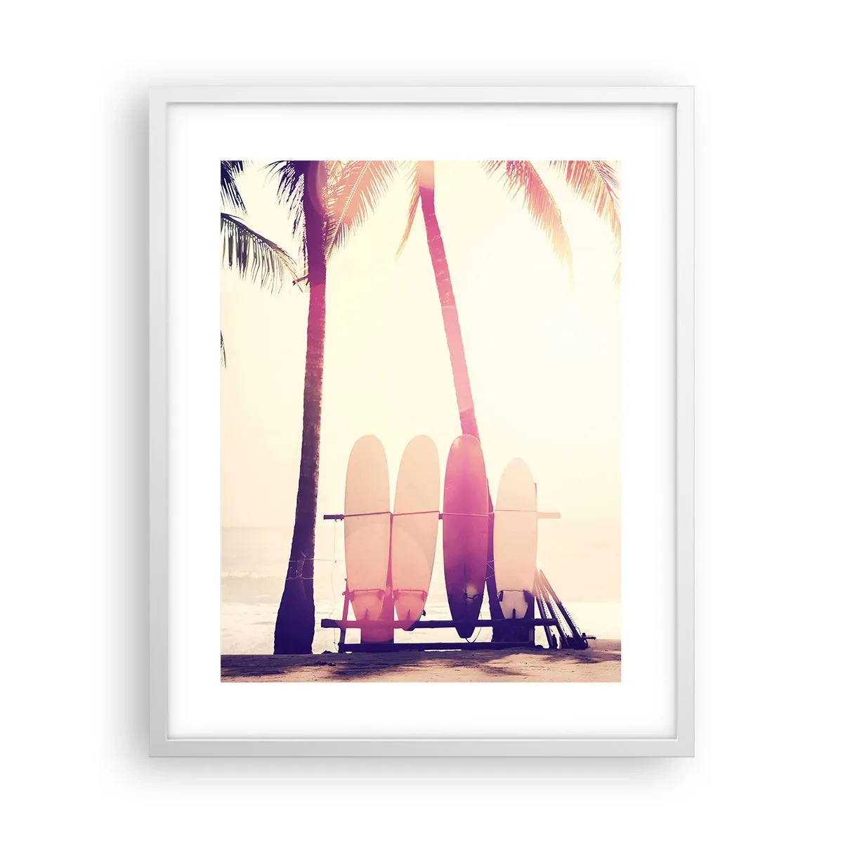 Poster în ramă albă - Va fi o zi minunată - 40x50 cm