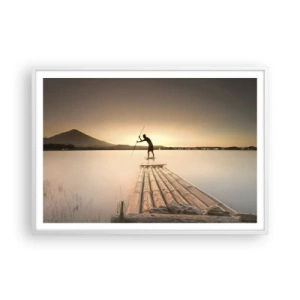 Poster în ramă albă - Înainte de odihnă - 100x70 cm