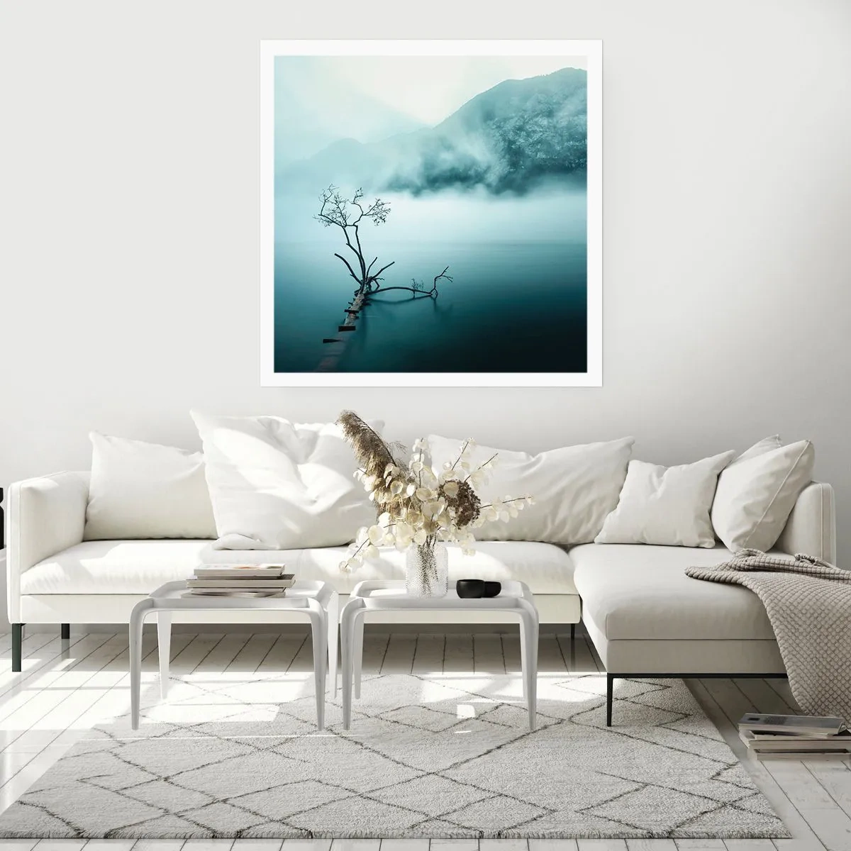 Poster - Din apă și ceață - 60x60 cm