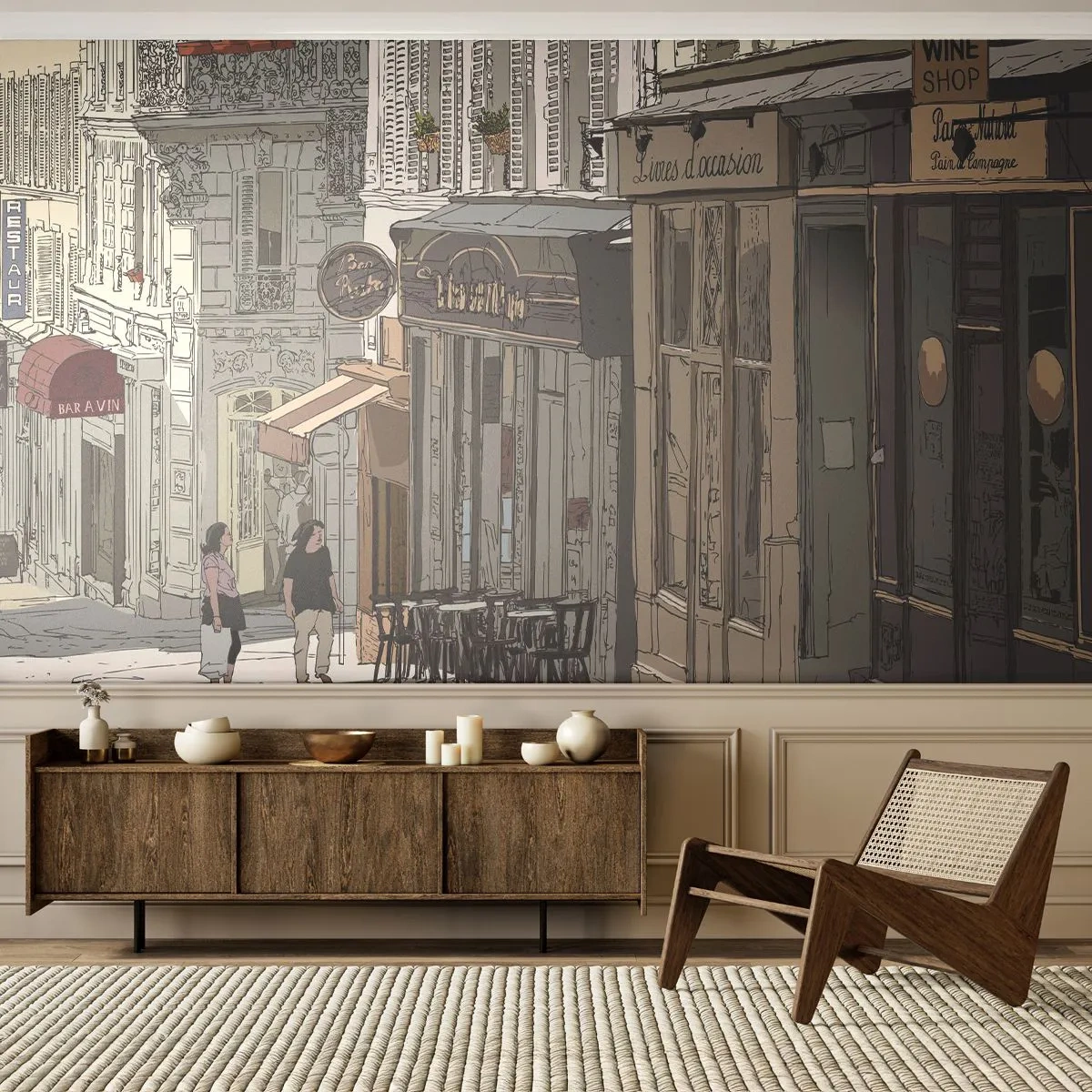 Tapet Standard Eco - Bucurii urbane - Arhitectură, Oraș, Paris - 300x210 cm