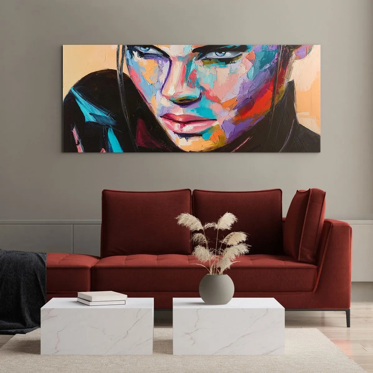 Tablou pe sticlă - Sălbăticia inimii - 90x30 cm