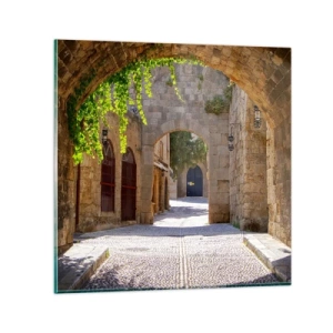 Tablou pe sticlă - Procesiunea e pe cale să apară - 30x30 cm