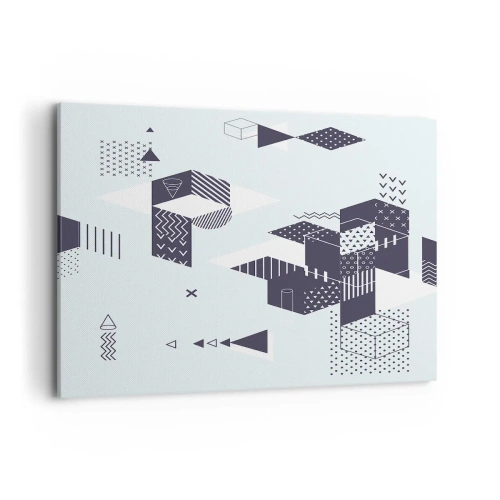 Tablou pe pânză - În sufletul matematicii - 100x70 cm